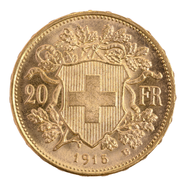 Goldvreneli 20 FR. 1915