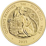 1 Unze Gold Tudor Beasts Queen`s Panther 2025