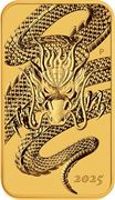 1 Unze Gold Rectangular Dragon 2025