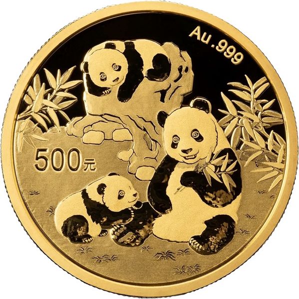 1 Unze Gold China Panda - diverse Jahrgänge