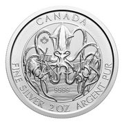 2 Unzen Silber Kraken 2020