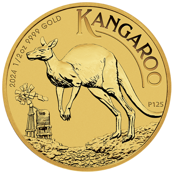 1/2 Unze Gold Känguru 2024