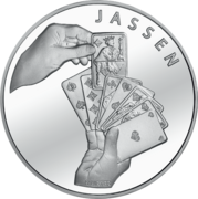 Silbermünze Jassen 20 CHF