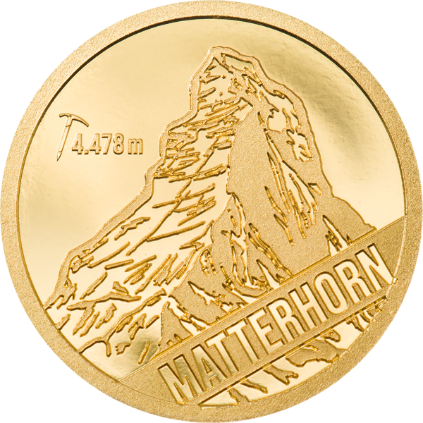 0.5 Gramm Goldmünze Matterhorn