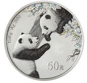 150 Gramm Silber Panda 2023 PP