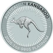 1 Unze Platin Känguru 2025