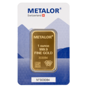 1 Unze Goldbarren