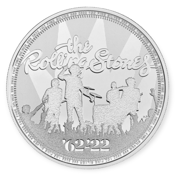 1 Unze Silber Music Legends - Rolling Stones 2022