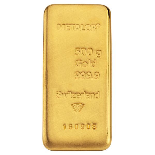 500 Gramm Goldbarren