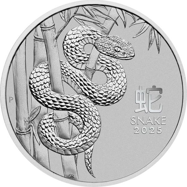 1 Unze Platin Lunar III Schlange 2025