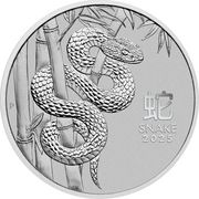 1 Unze Platin Lunar III Schlange 2025