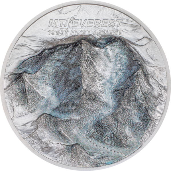 2 Unze Silber Mount Everest - Erstbesteigung