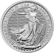 1 Unze Platin Britannia 2025
