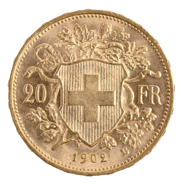 Goldvreneli 20 FR. 1902