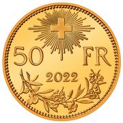 Goldvreneli 50 Fr.