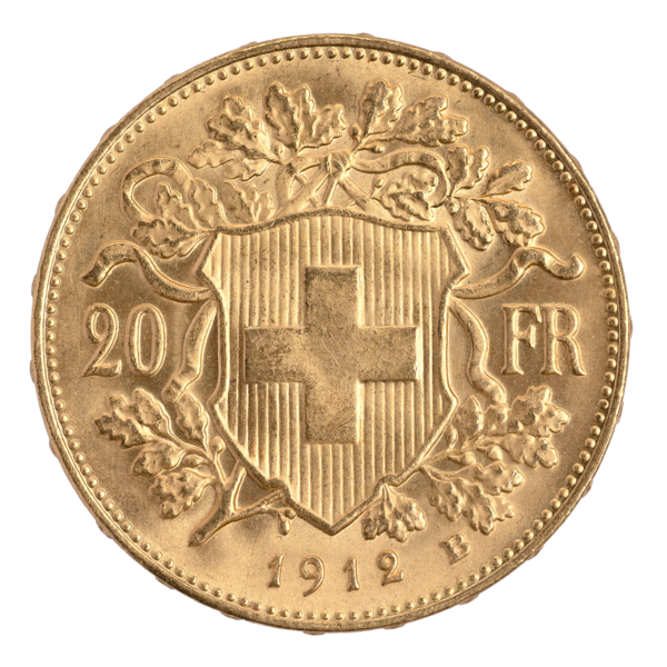 Goldvreneli 20 FR. 1912