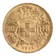 Goldvreneli 20 FR. 1912