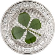 1 Unze Silbermünze - Glückskleeblatt