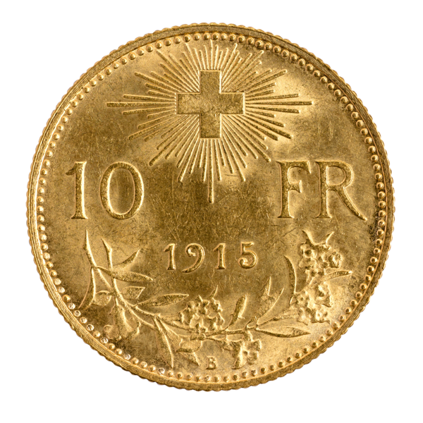 Goldvreneli 10 FR. 1915 Goldvreneli 10 FR. 1915