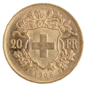 Goldvreneli 20 FR. 1906