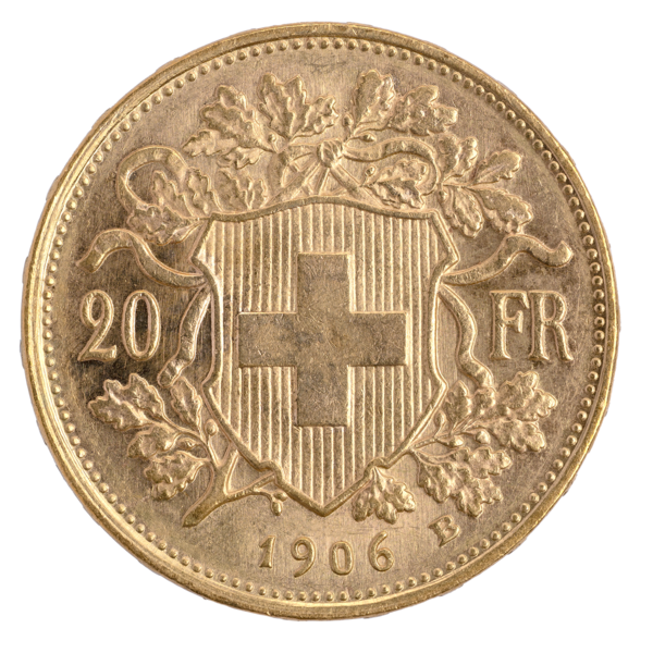 Goldvreneli 20 FR. 1906