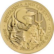 1 Unze Gold Britannia und Liberty - diverse Jahrgänge