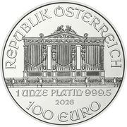 1 Unze Platin Wiener Philharmoniker 2026