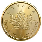 1/4 Unze Gold Maple Leaf - diverse Jahrgänge