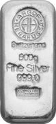 500 Gramm Silberbarren Argor Heraeus