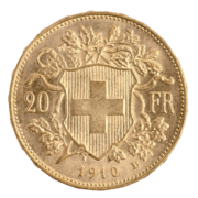 Goldvreneli 20 FR. 1910