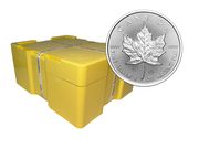 500 x 1 Unze Silber Maple Leaf (Masterbox)