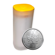 25x 1 Unze Silber Tube Maple Leaf 2025