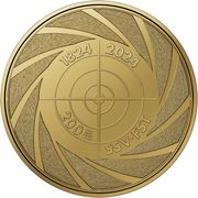 50 Fr. Goldmünze 200 Jahre Schiesssport Verband 2024 PP