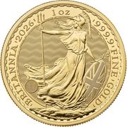 1 Unze Gold Britannia 2026