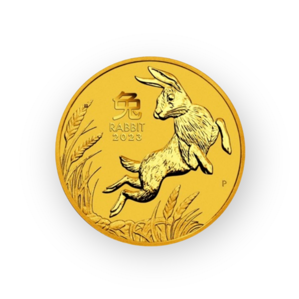 1/4 Unze Gold Lunar III Hase 2023
