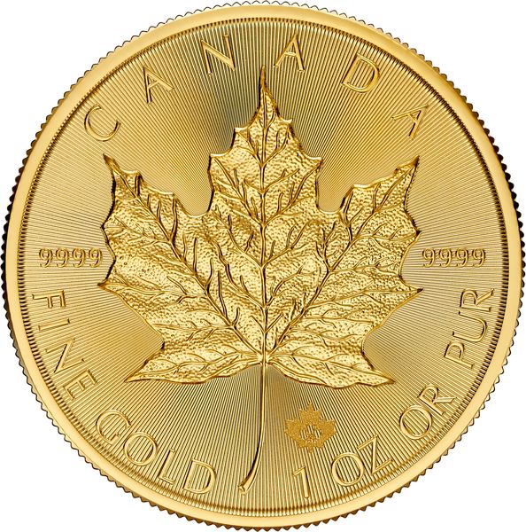 1 Unze Gold Maple Leaf 2025