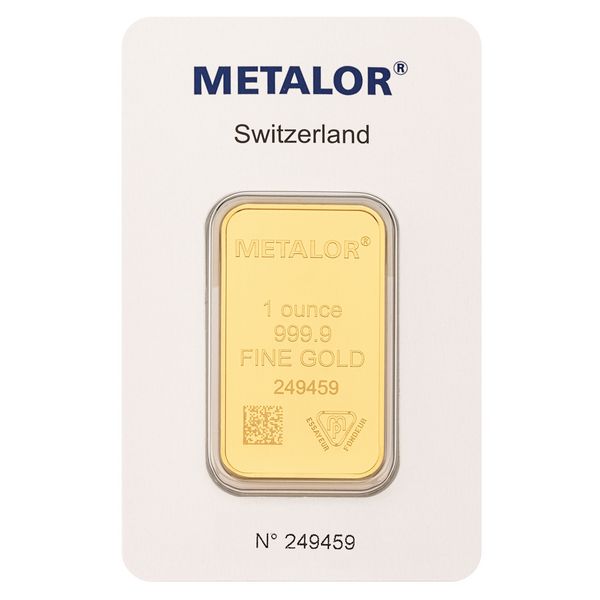 1 Unze Goldbarren
