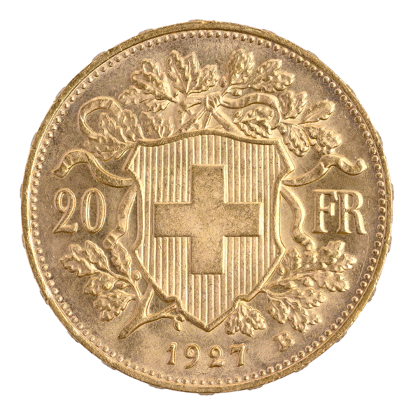 Goldvreneli 20 FR. 1927