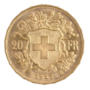 Goldvreneli 20 FR. 1927