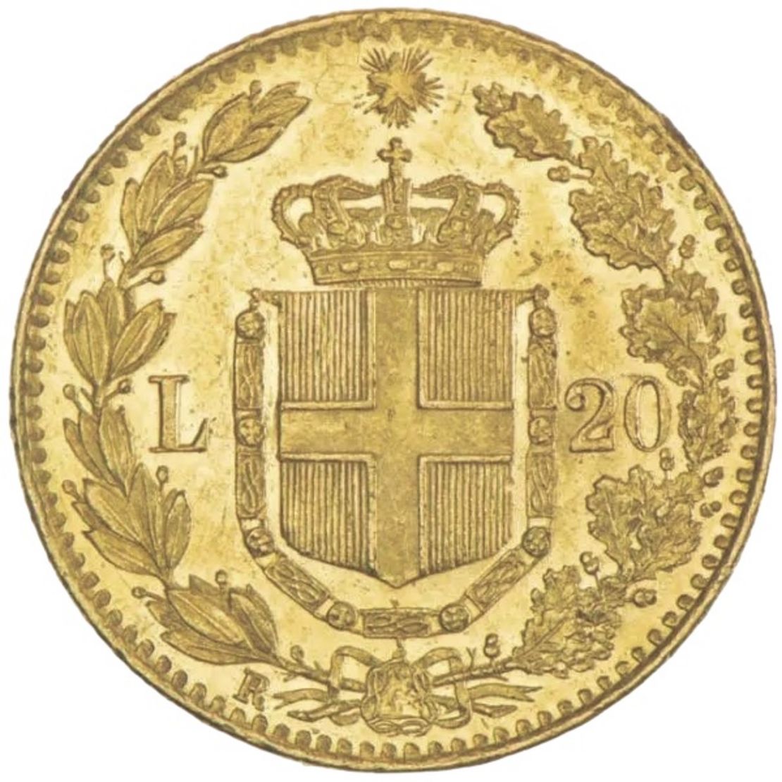 20 Lire Goldmünze 20 Lire Goldmünze