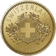 25 Franken Goldmünze PP 2024
