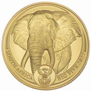 1 Unze Gold BIG FIVE Elefant 2022/2023