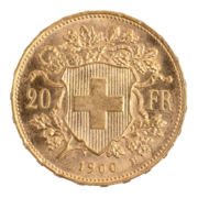 Goldvreneli 20 FR. 1900