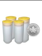 100 x 1 Unze Silber Maple Leaf