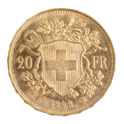 Goldvreneli 20 Franken 1898