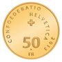 50 Fr.- Goldmünze «Gotthardpost» 2013 PP 50 Fr.- Goldmünze «Gotthardpost» 2013 PP