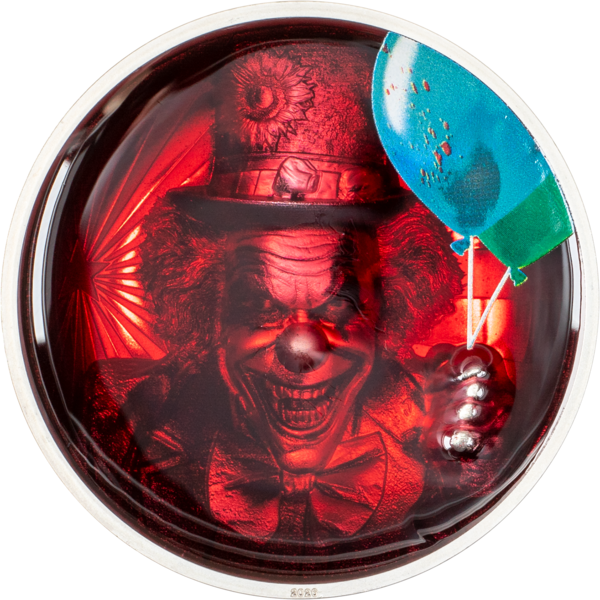 2 Unze Silbermünze Coulrophobia