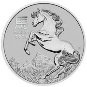 1 Unze Platin Lunar III Pferd 2026