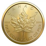 1/2 Unze Gold Maple Leaf 2023