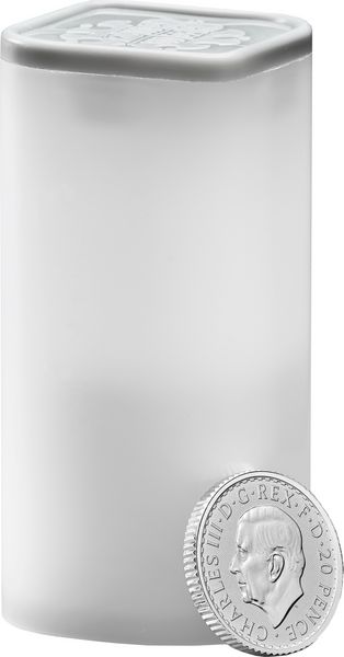 16 x 1/10 Unze Silber Britannia 2024